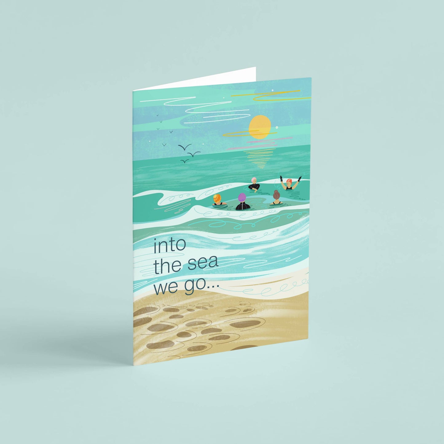 Into The Sea we go - Greeting Card