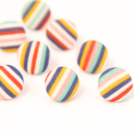 Button Stud Earrings