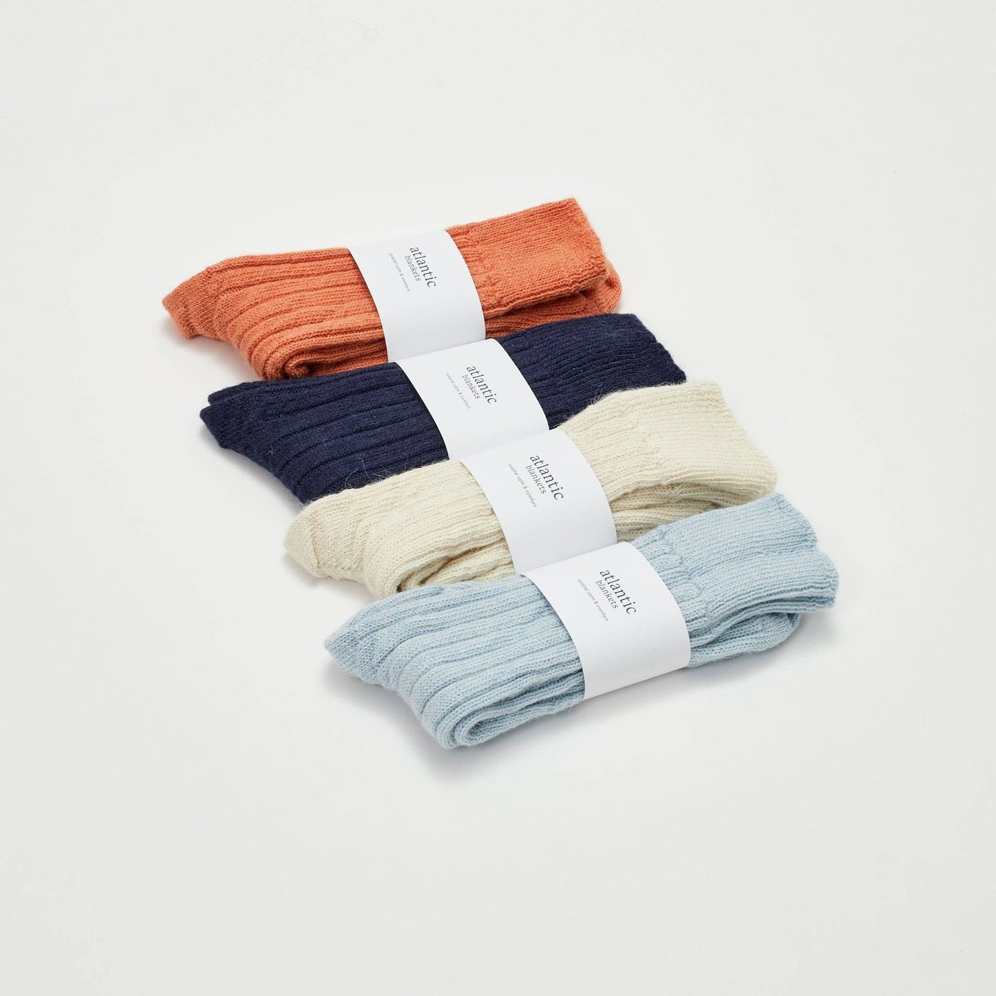 Alpaca Bed Socks | Orange | 4-7