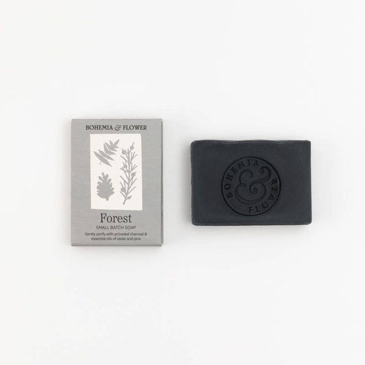 Forest Bar Soap - Activated Charcoal, Cedarwood & Rosemary