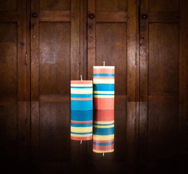 Multi Pillar Candle | British Colour Standard