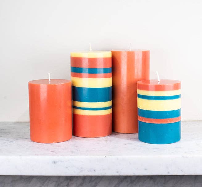Multi Pillar Candle | British Colour Standard