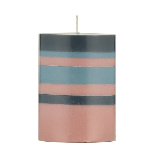 Rose Pink Pillar Candle | British Colour Standard