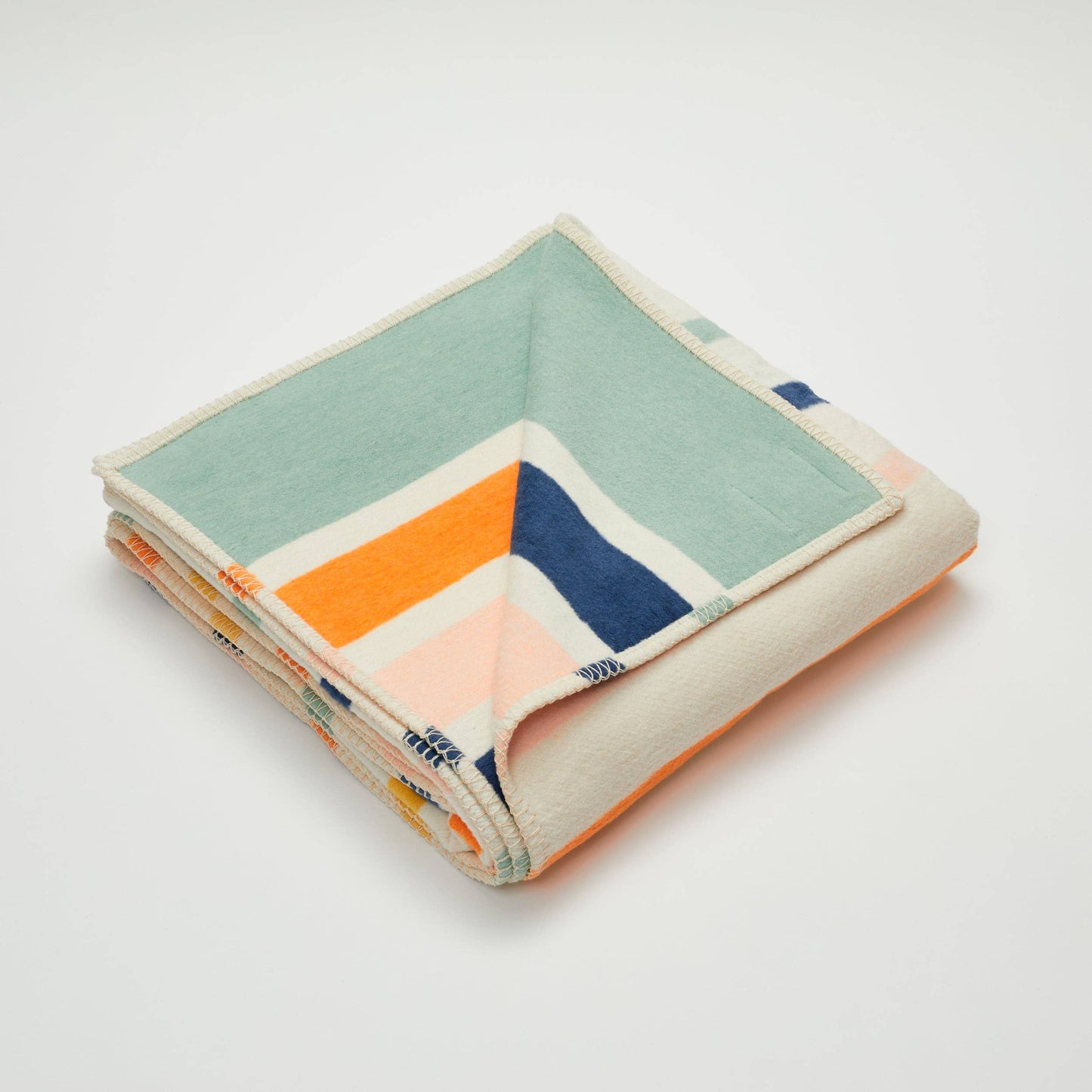 Striped Recycled Cotton Blanket | 160 x 200cm