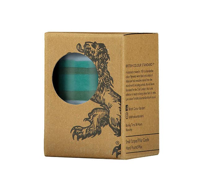 Bokhara, Beryl & Moonstone Pillar Candle | British Colour Standard