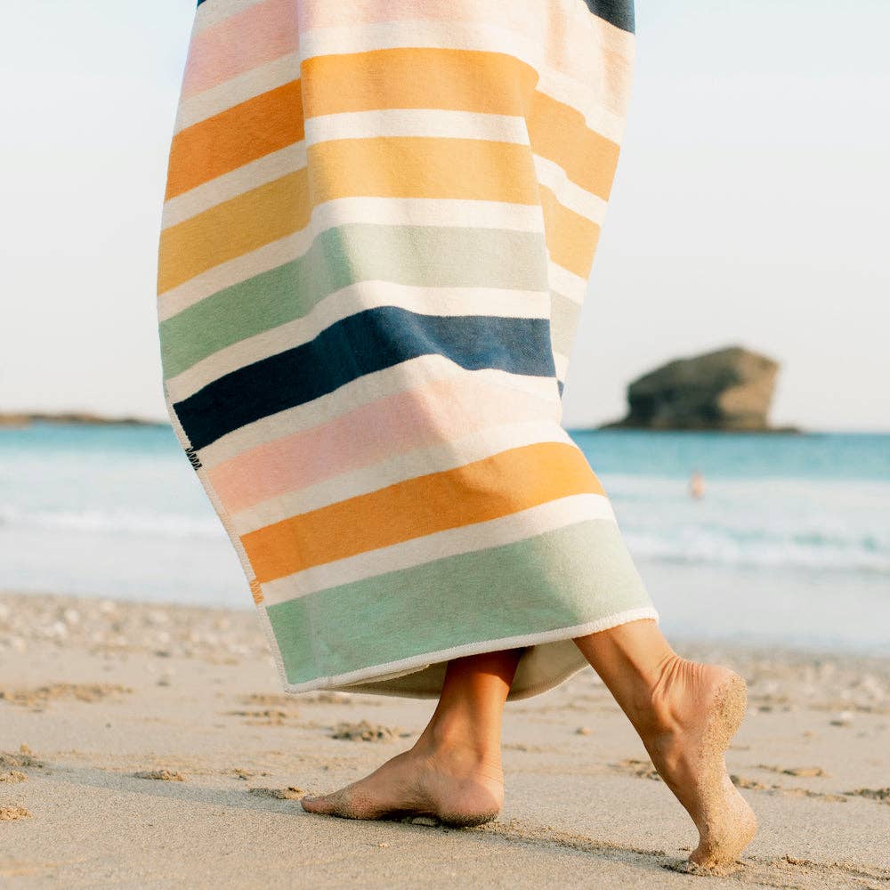 Striped Recycled Cotton Blanket | 160 x 200cm