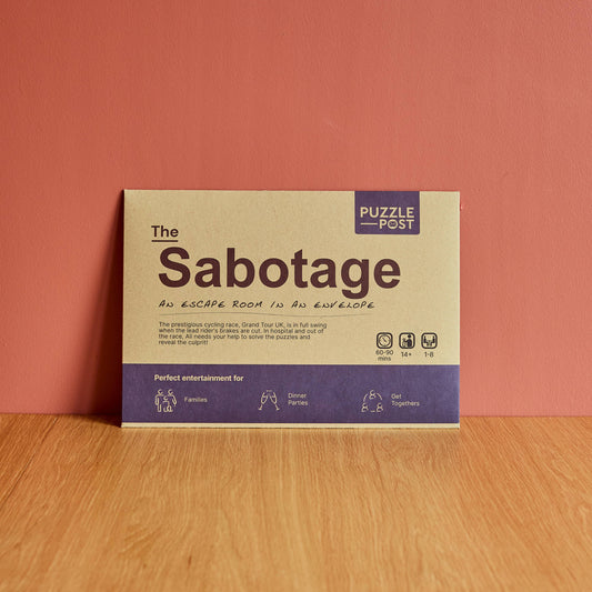 Escape Room in An Envelope | The Sabotage