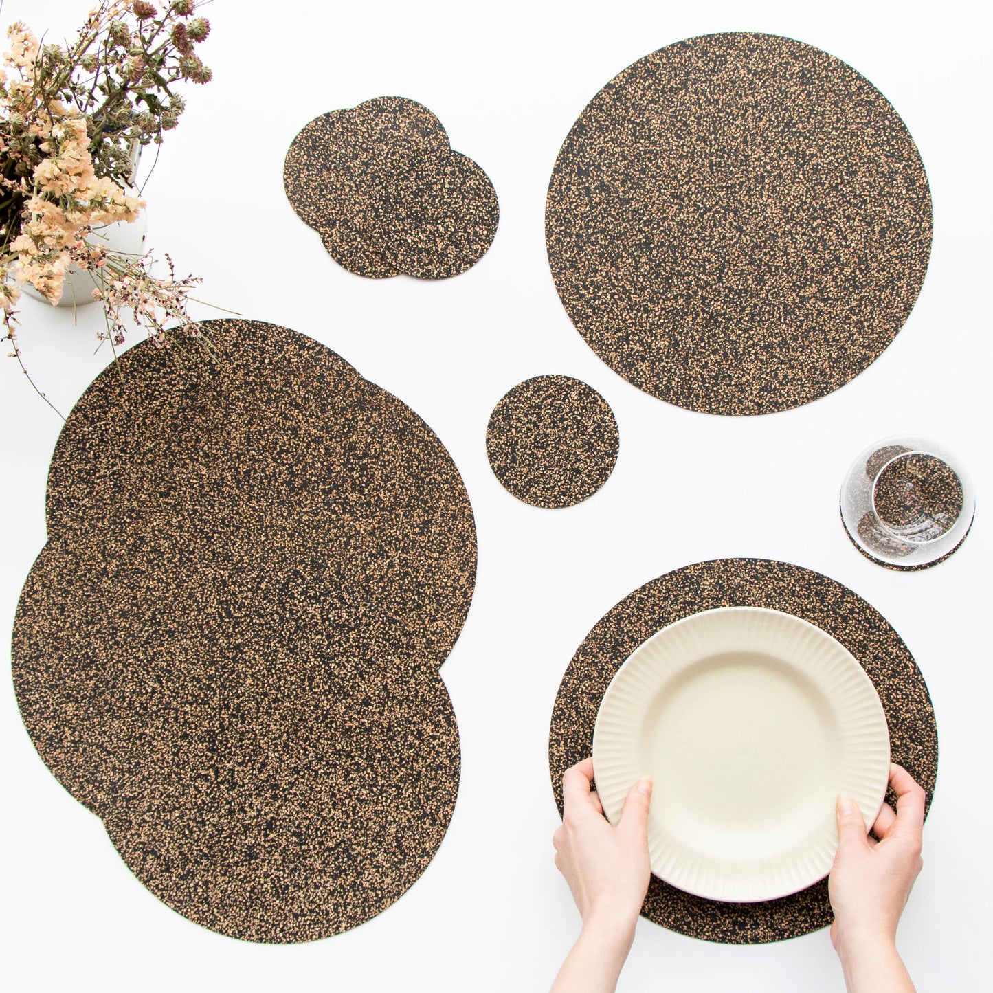 Dash Placemats & Coasters | Round - Table S/6