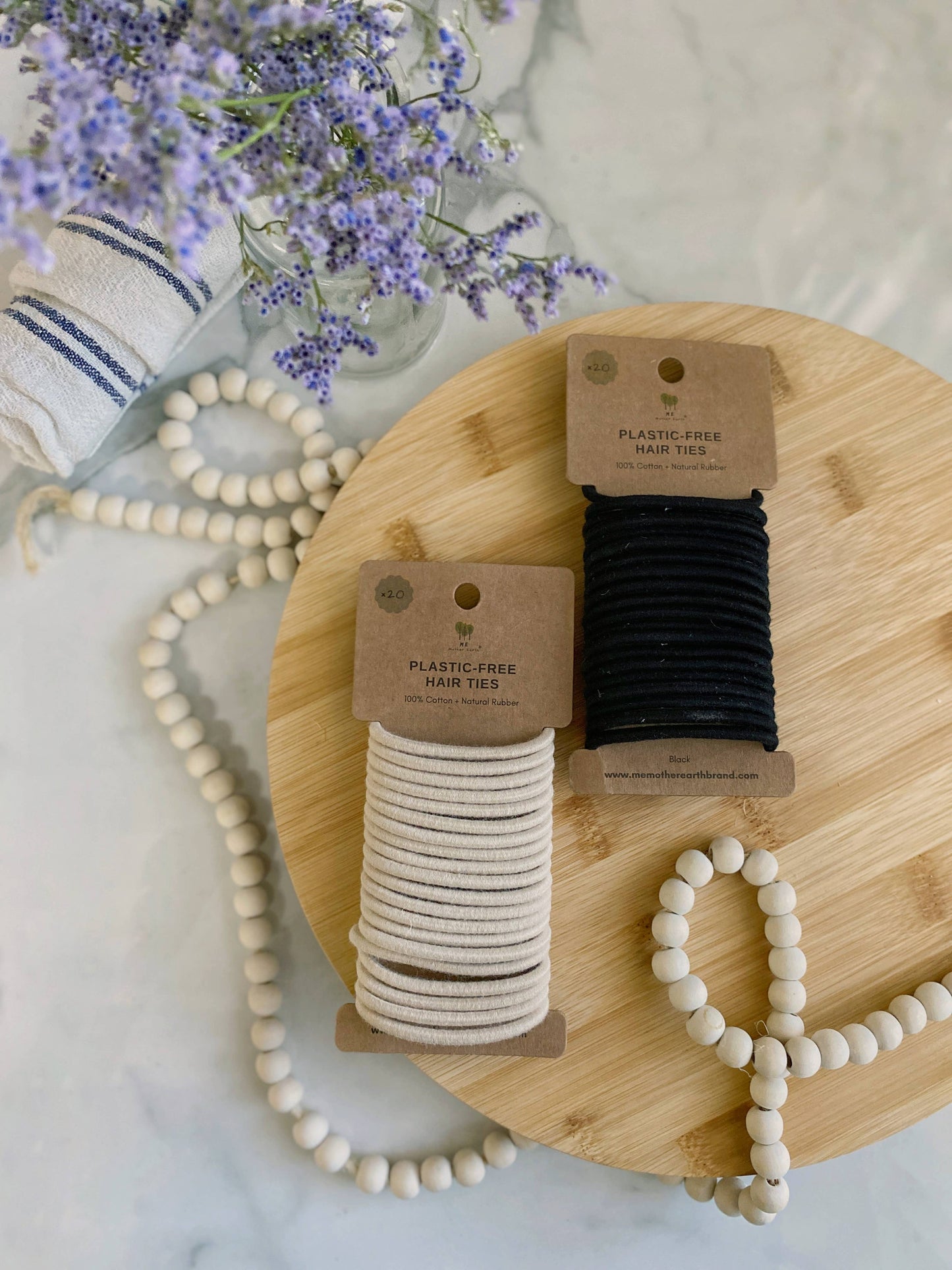 Plastic-Free Hair Ties