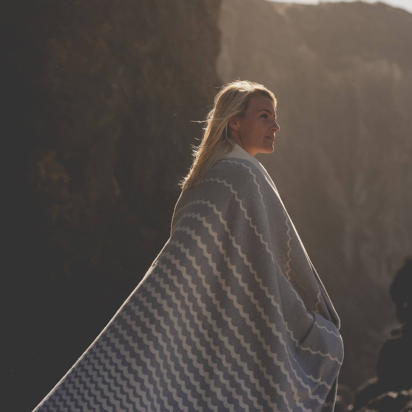 Recycled Cotton Blanket - Swell Grey