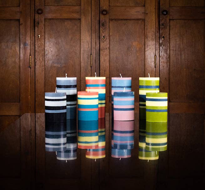 Multi Pillar Candle | British Colour Standard