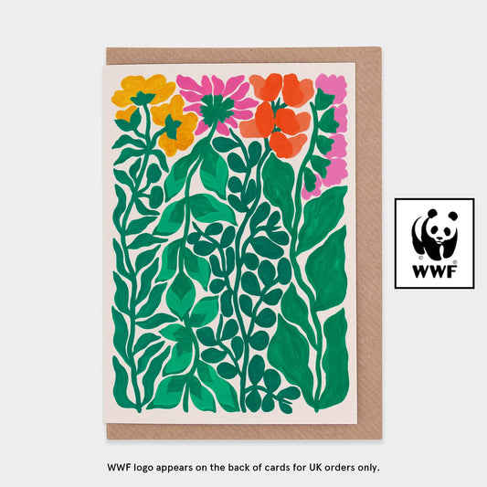 Wildflower Regeneration Greetings Card