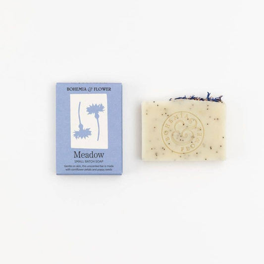 Meadow Bar Soap - Cornflower & Poppy Seed Unscented