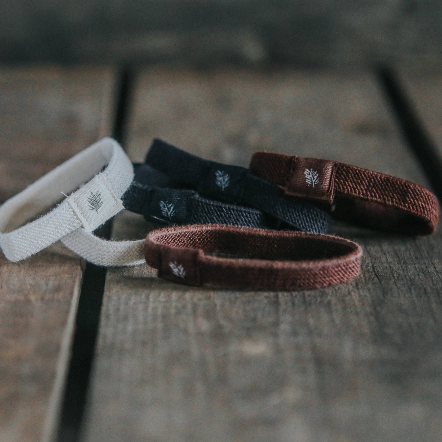 Plastic Free Hair Ties | 6 Pack | Natural
