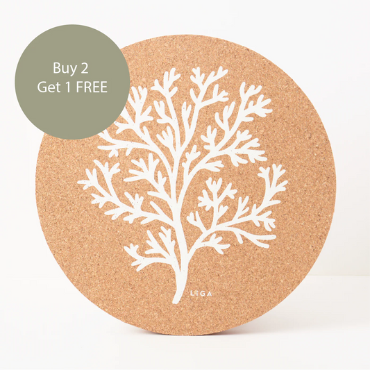 Cork Max Placemats | Coral | Buy 2 Get 1 FREE