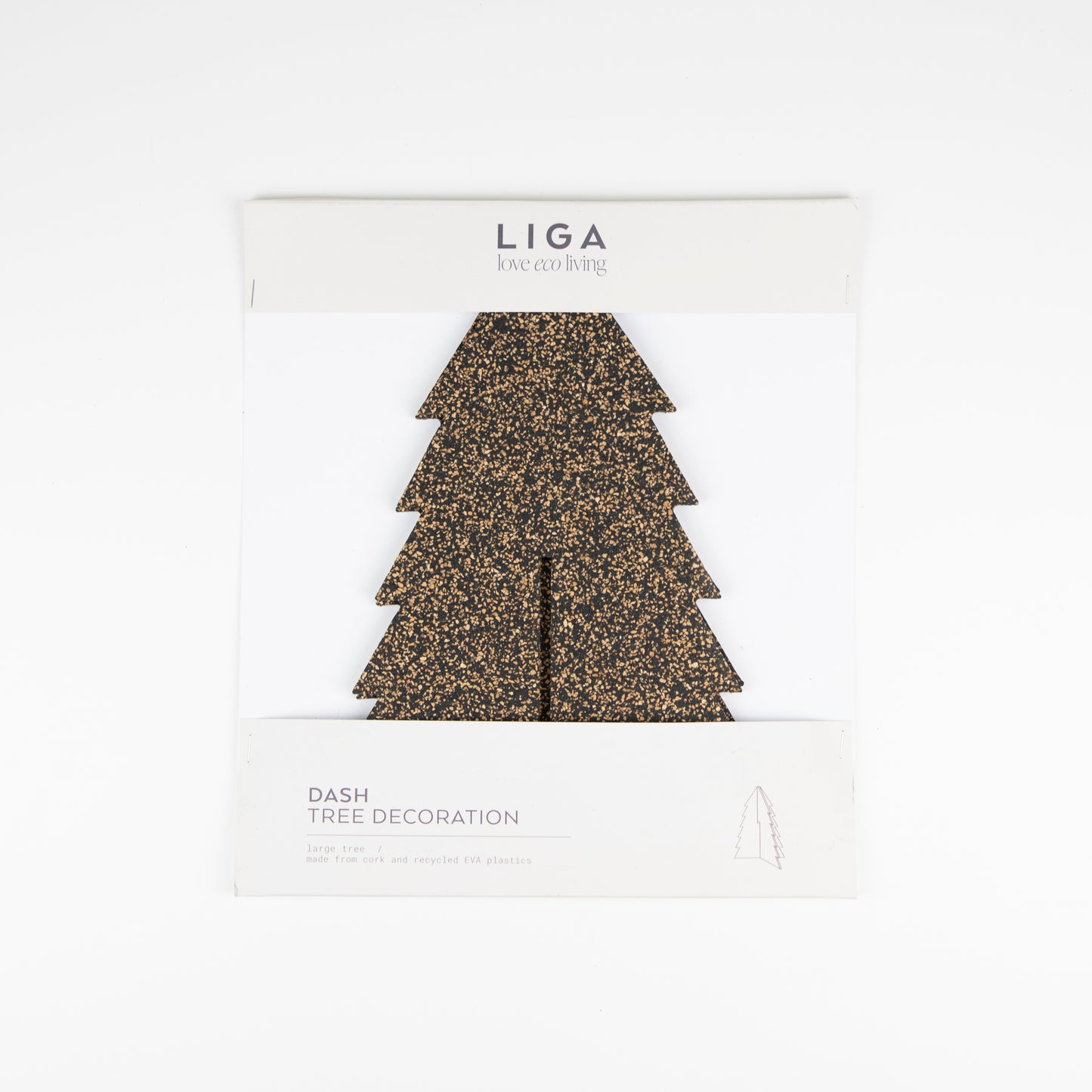 Dash Recycled Rubber & Cork Large Tree