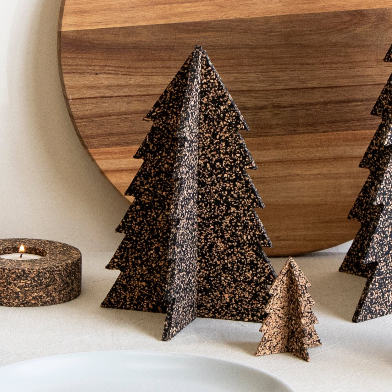 Dash Recycled Rubber & Cork Medium Tree