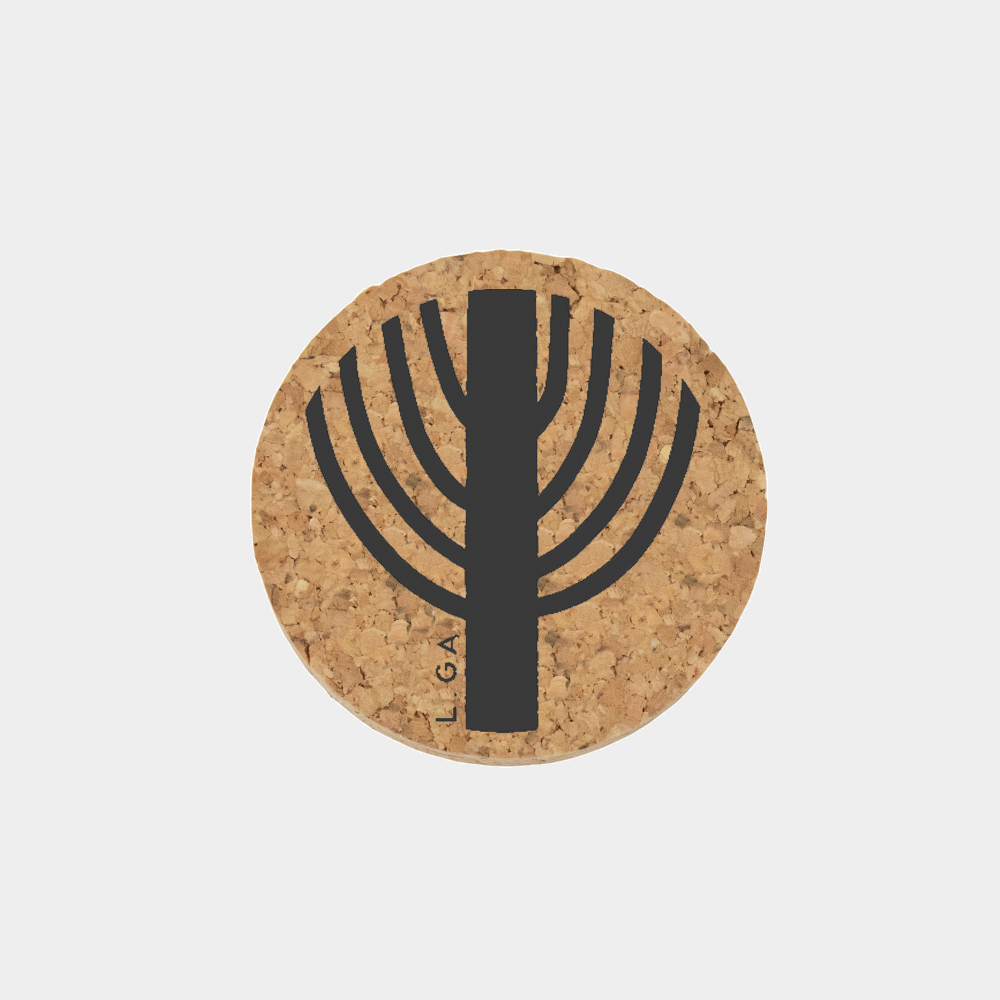 Winter Tree Cork Magnet