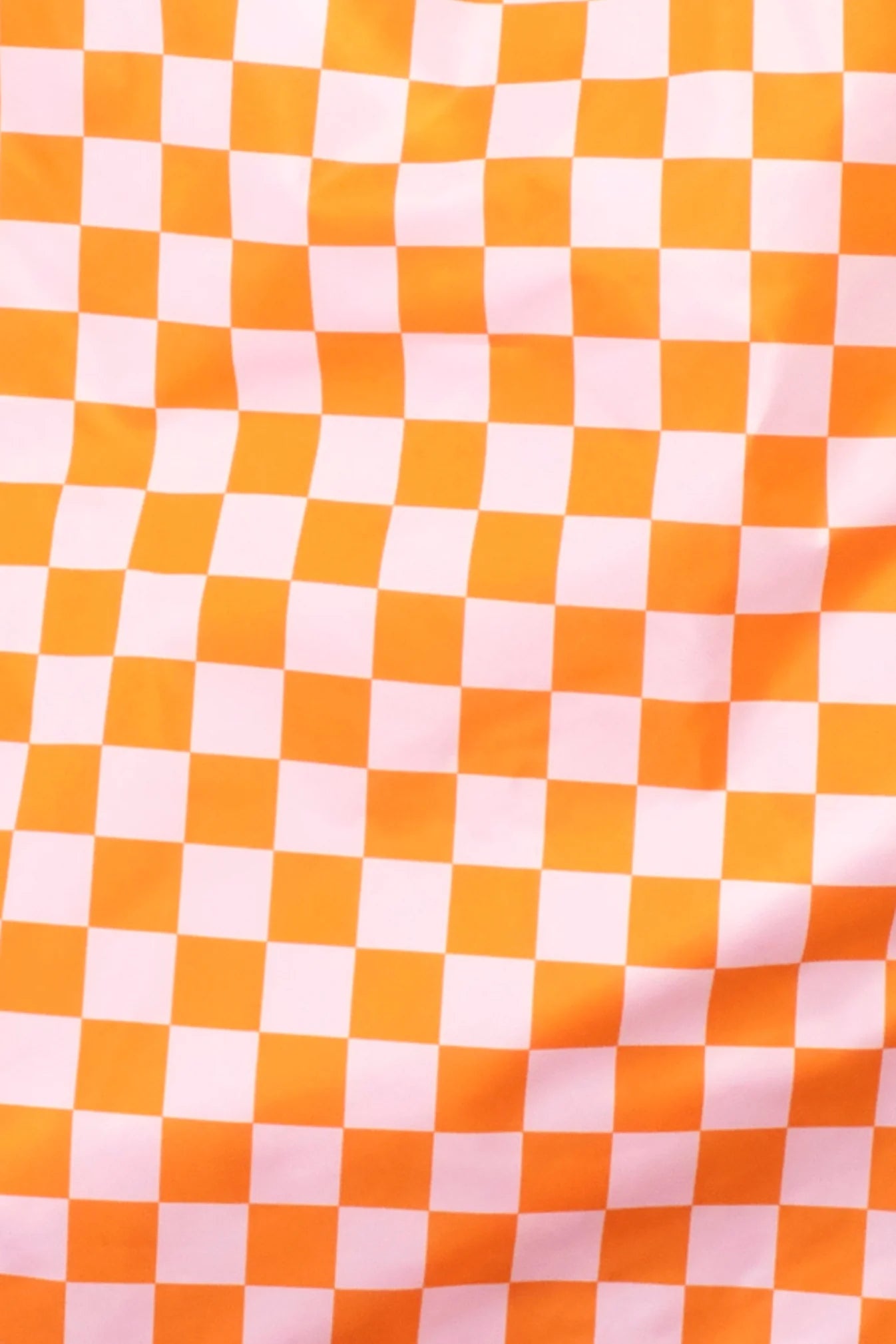 KIND Reusable Bag - Pink and Orange Checkerboard