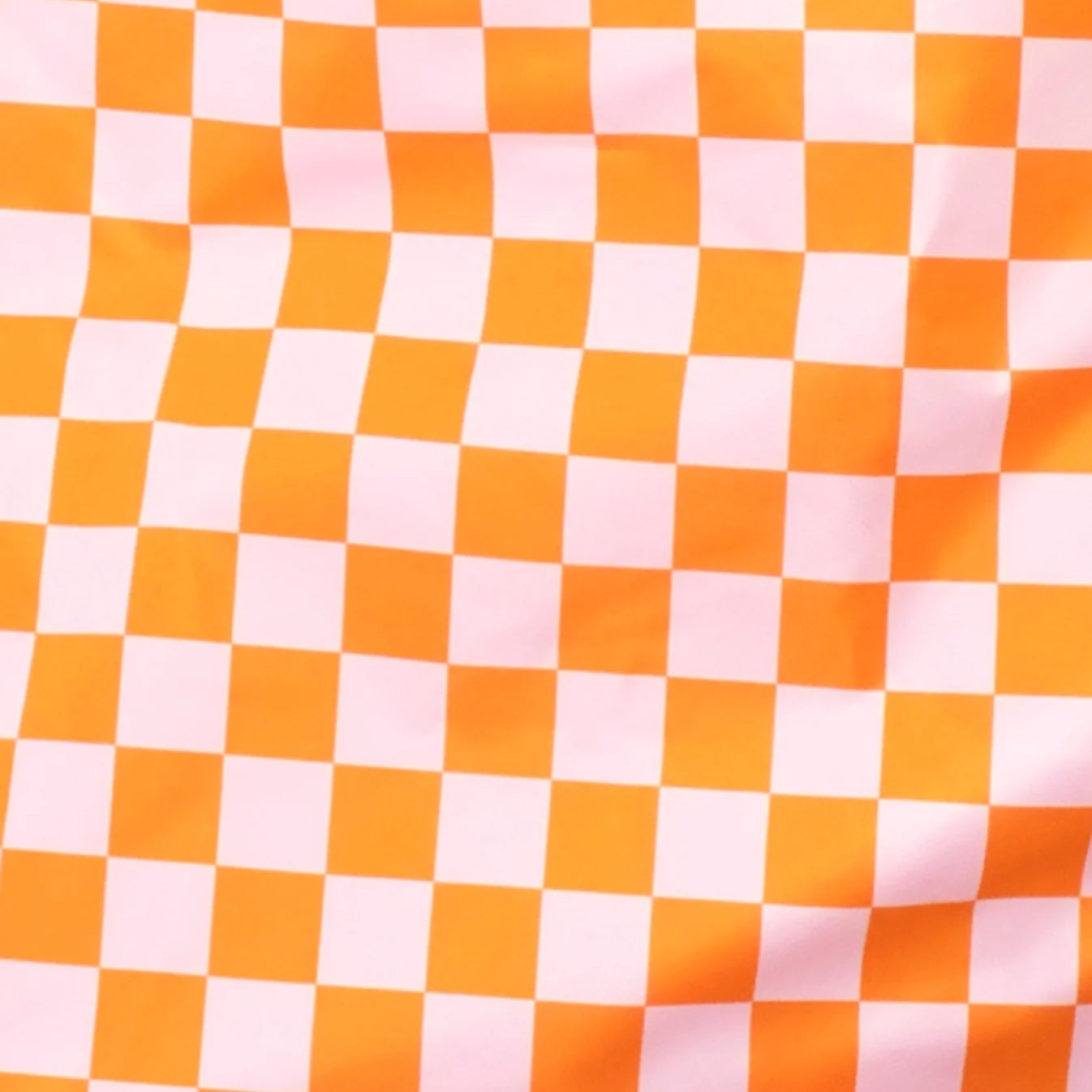 KIND Reusable Bag - Pink and Orange Checkerboard