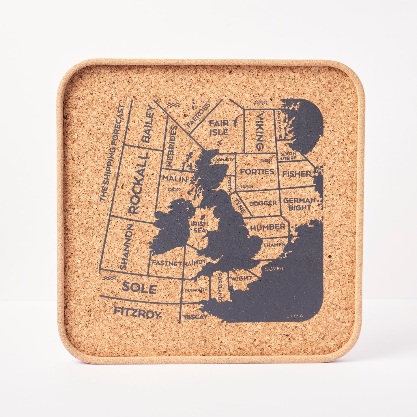 Eco Cork Tray - Shipping Forecast