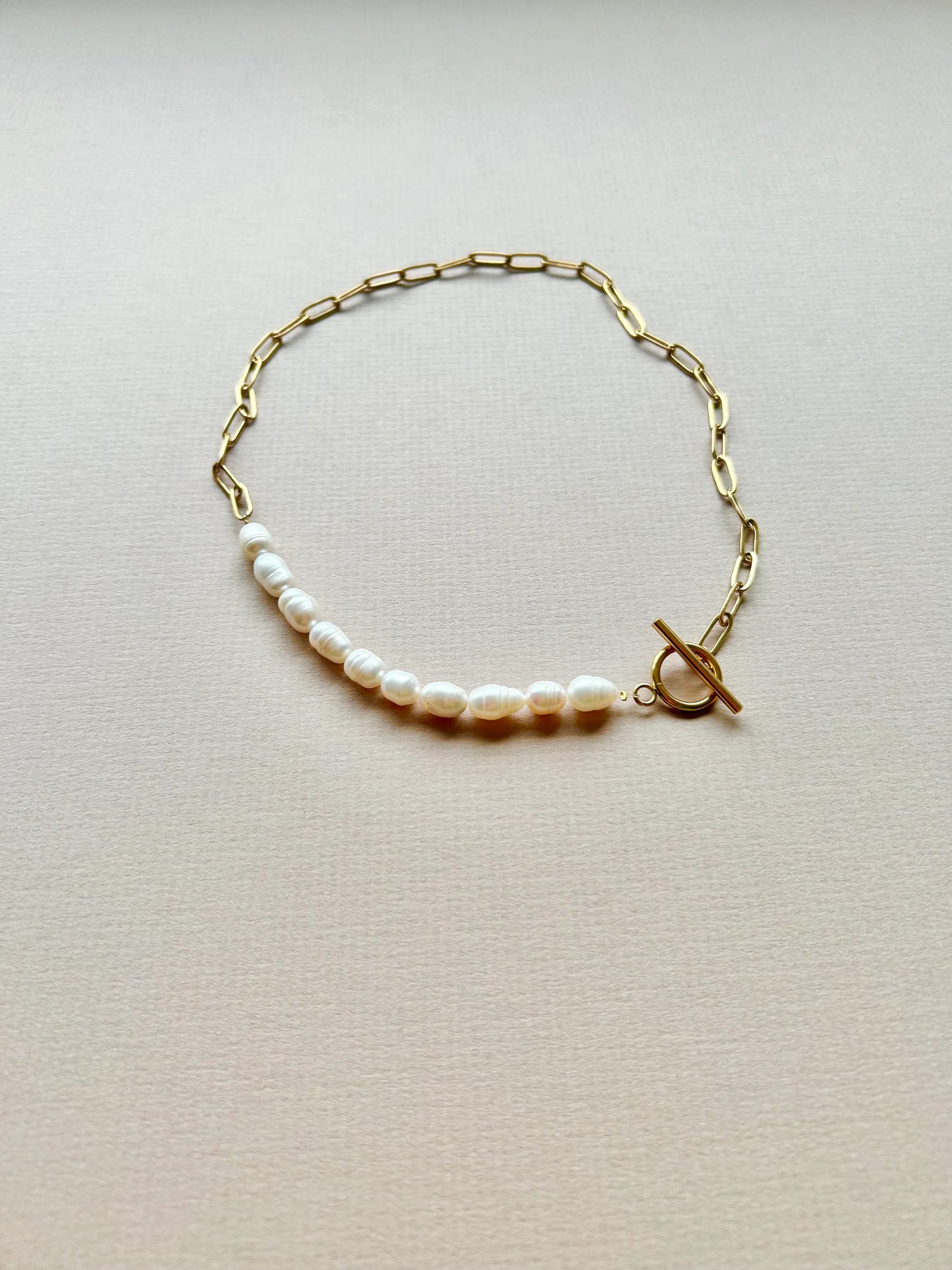 Wave Pearl Necklace | BespokeAli Studio