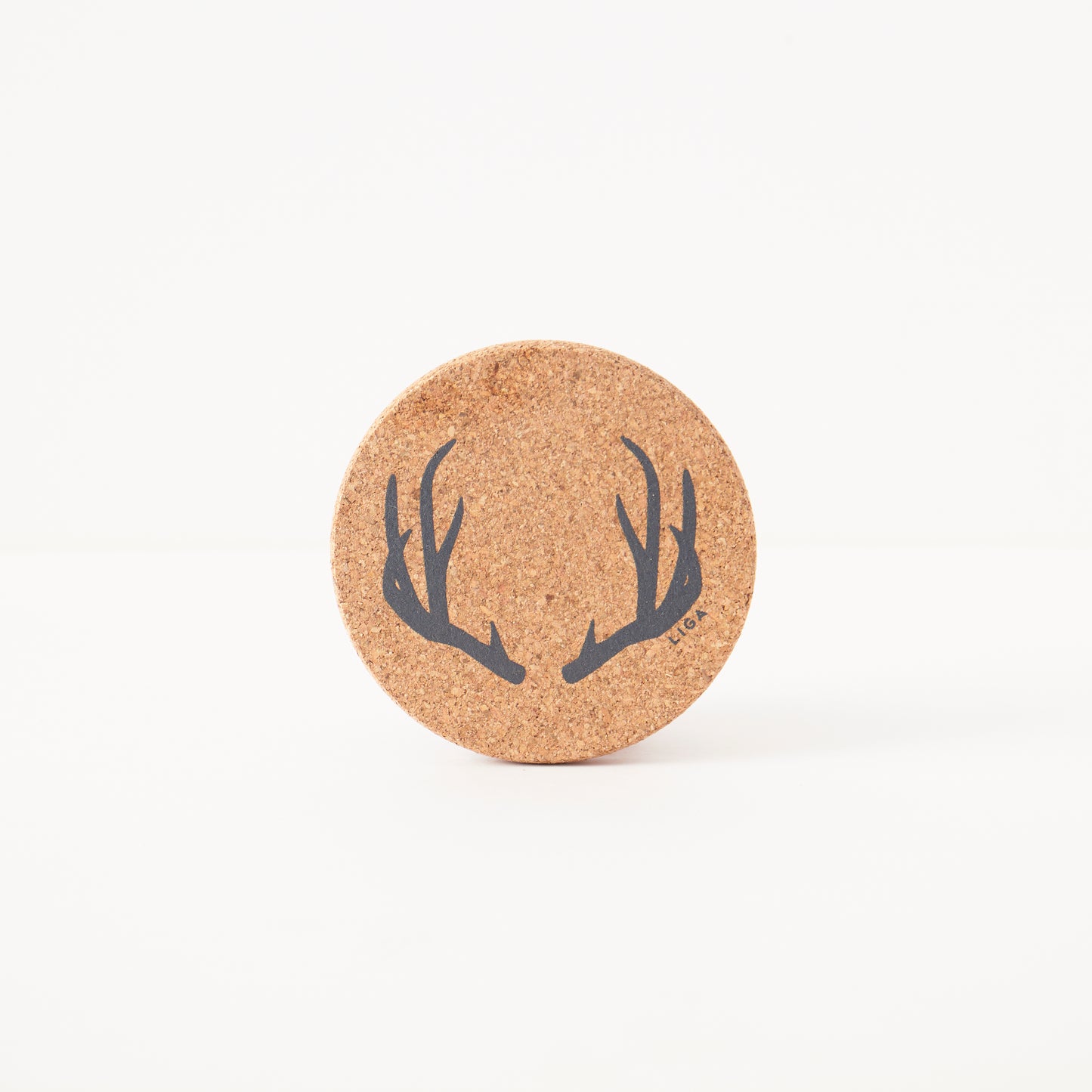 Cork Coaster Antler