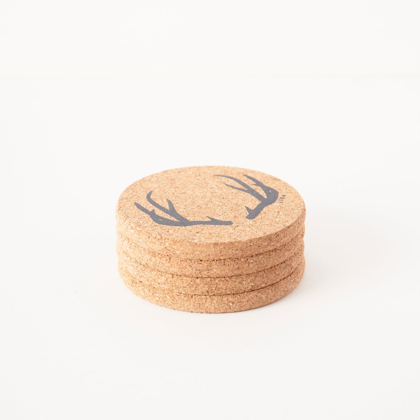 Cork Coaster Antler