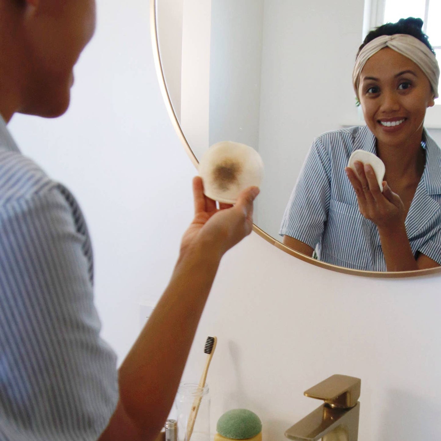 Hemp Cotton Rounds & Laundry Bag - 10 Pack