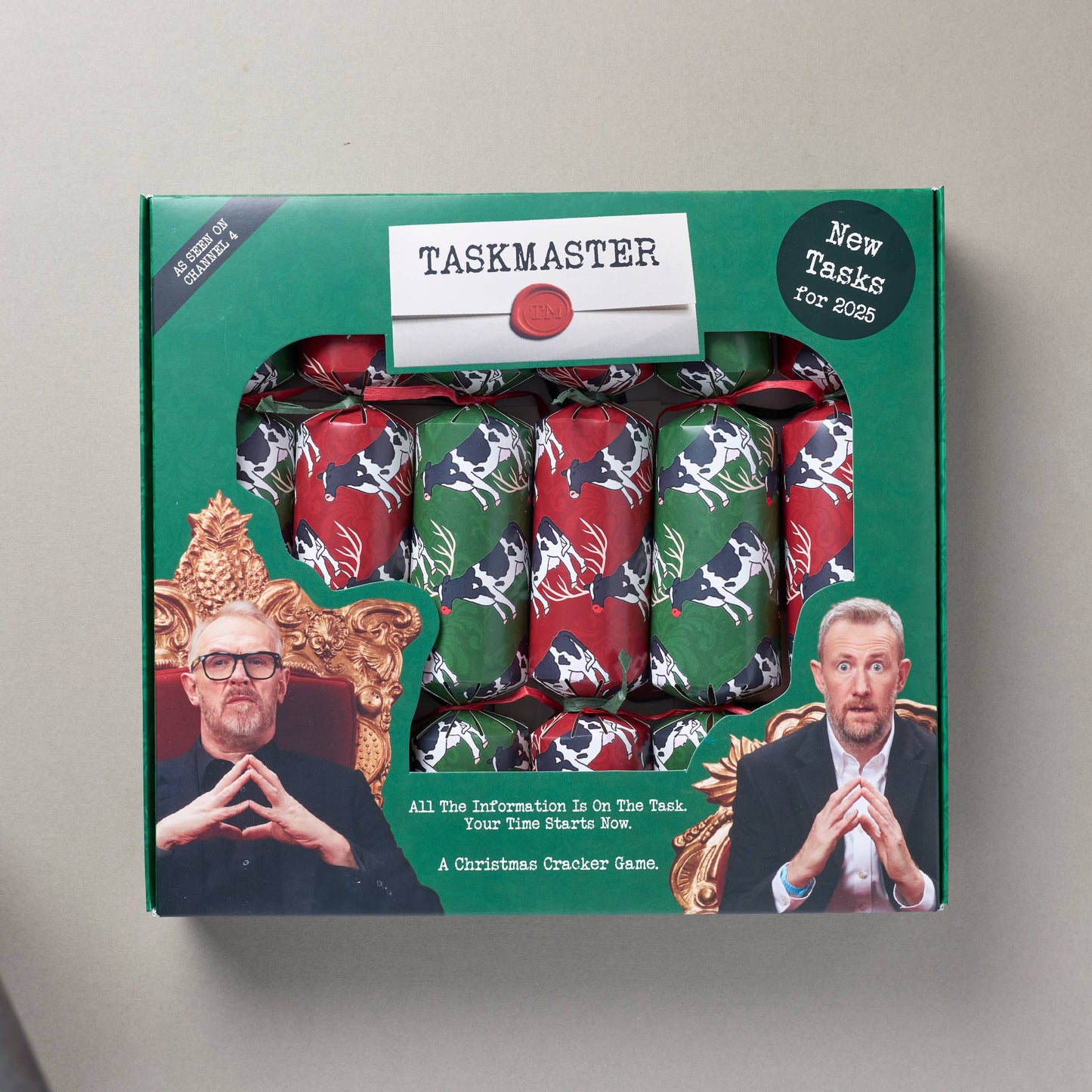 Official Taskmaster 2025 Christmas Crackers | Set of 6