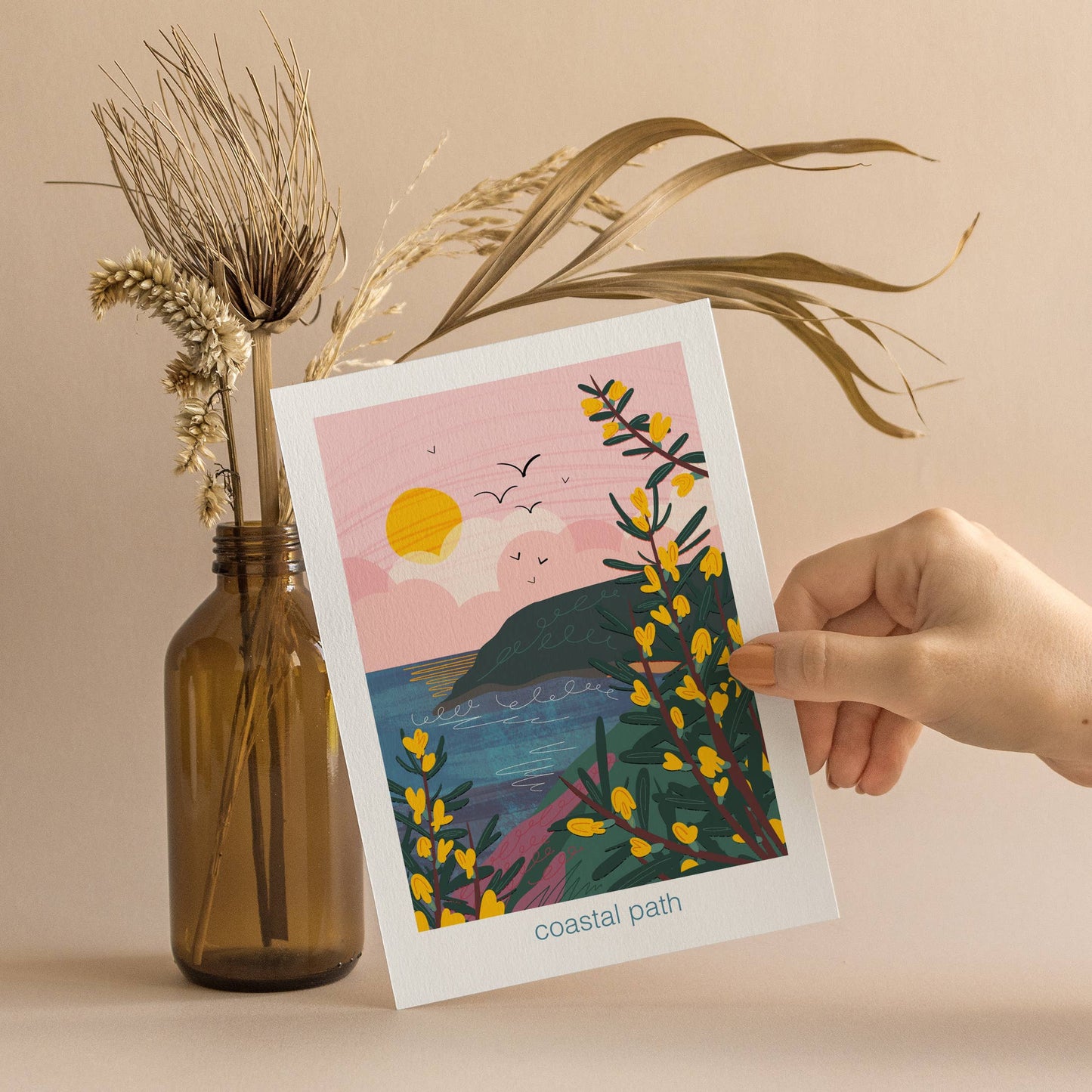 Coastal Path - Let's go Outside Greeting Card