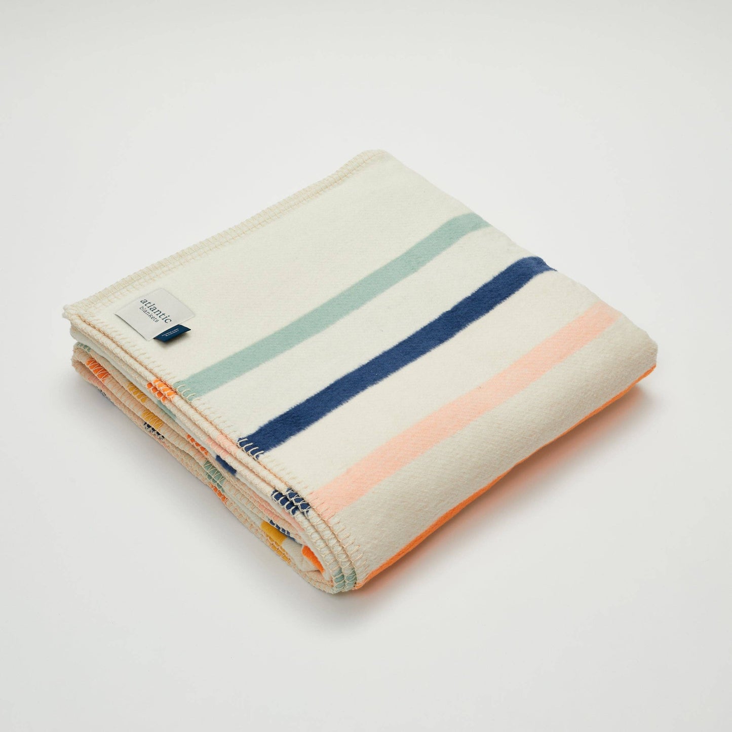 Striped Recycled Cotton Blanket | 160 x 200cm