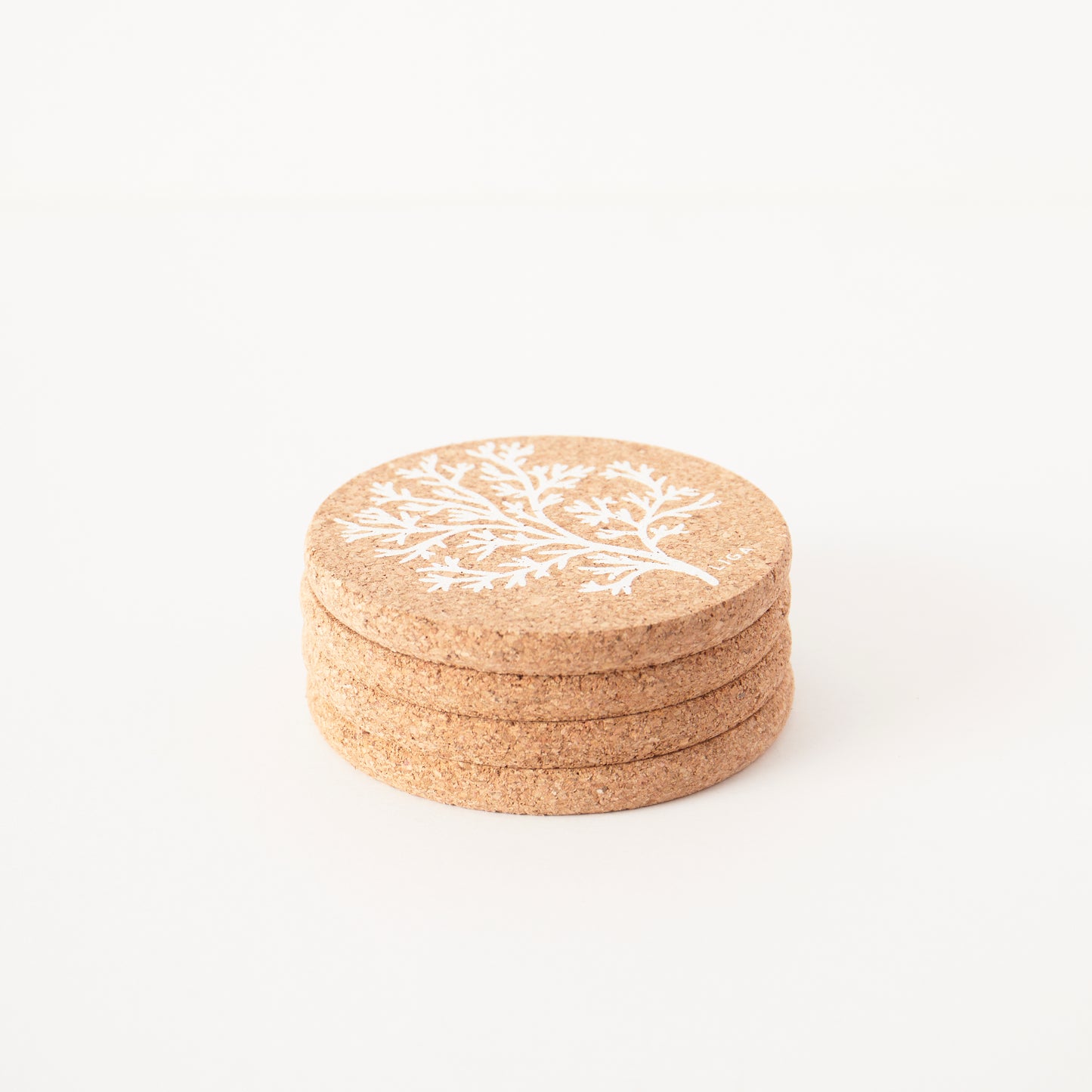 Cork Coaster Coral