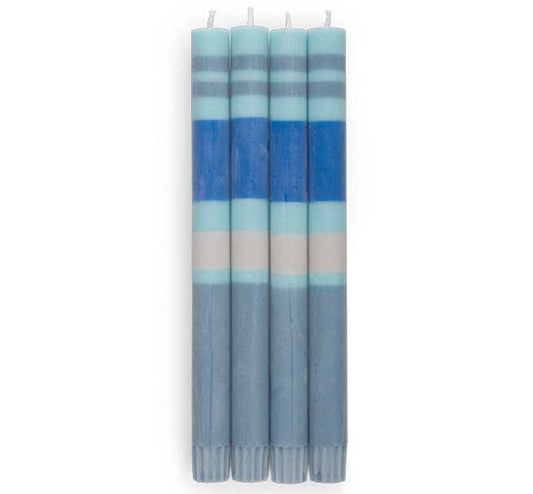 Striped Royal, Pompadour, Powder & Gull, 4 Pack | British Colour Standard