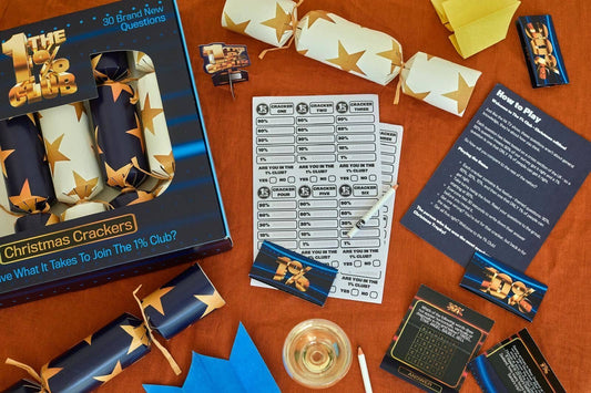 The 1% Club Christmas Crackers