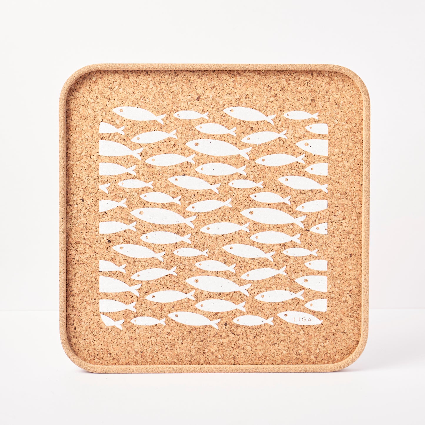 Eco Cork Tray - Fish