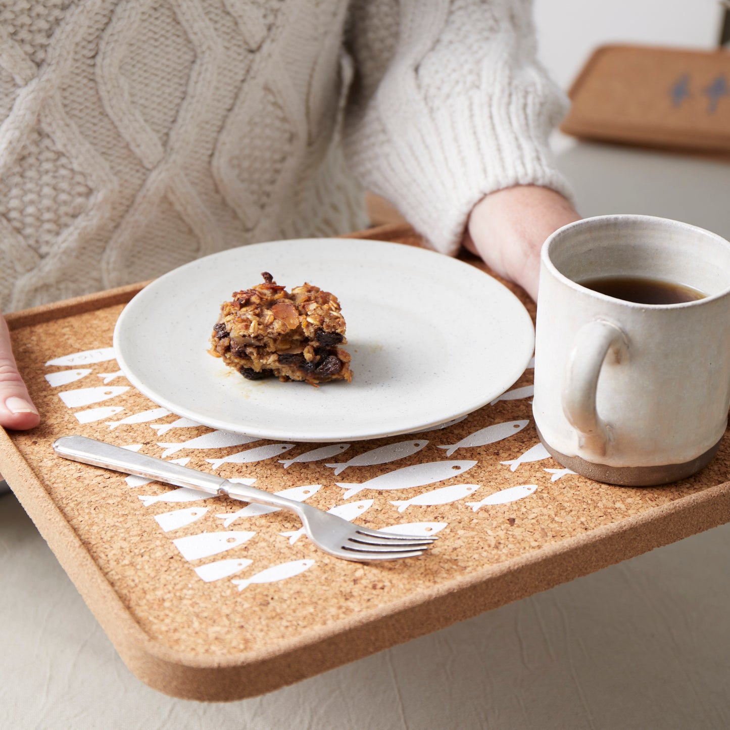Eco Cork Tray - Fish