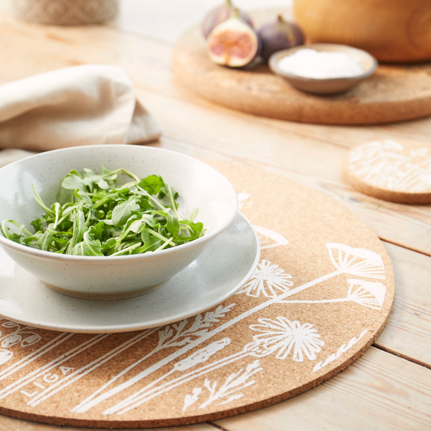 Cork Max Placemats - Flowers