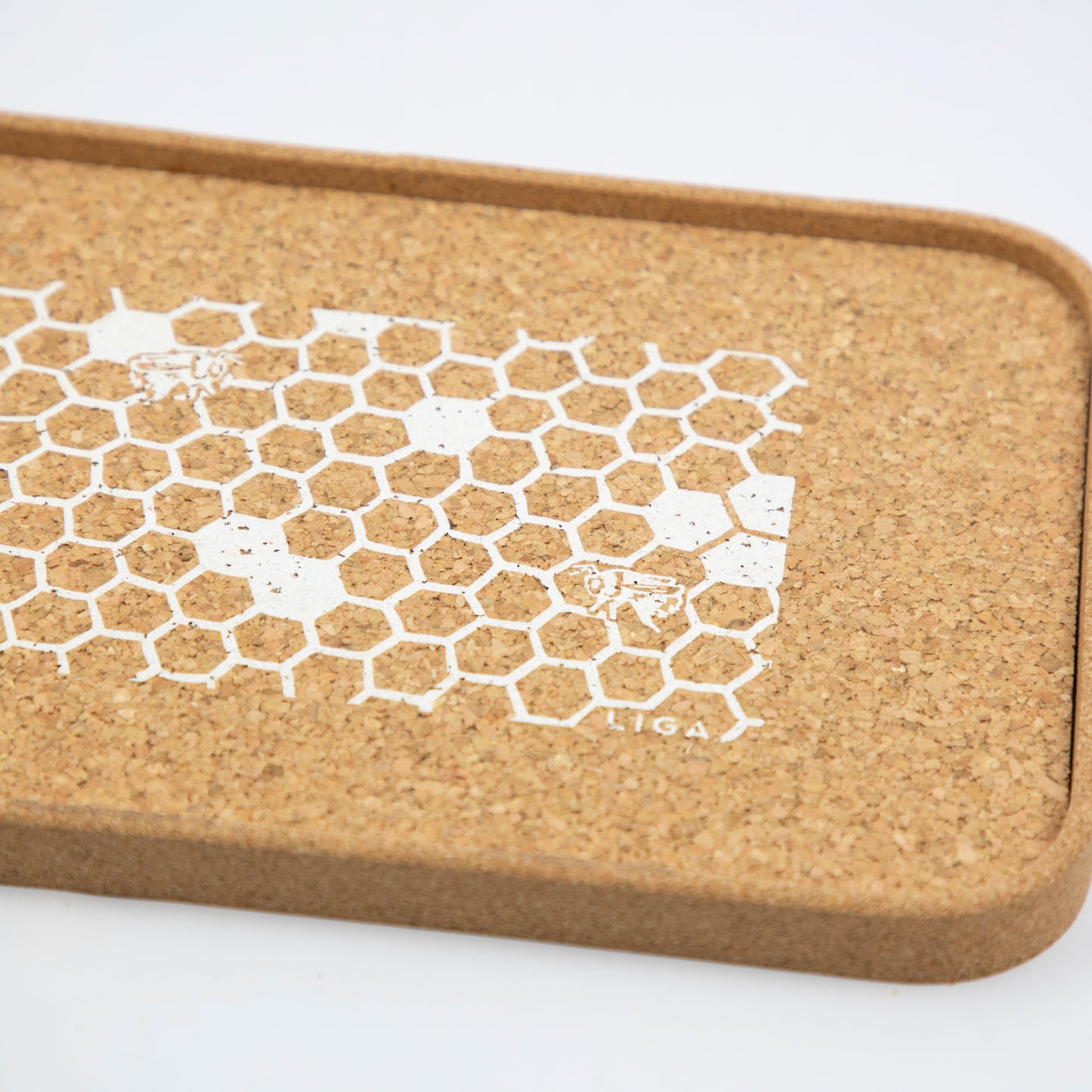 Cork Drinks Tray | Honeycomb