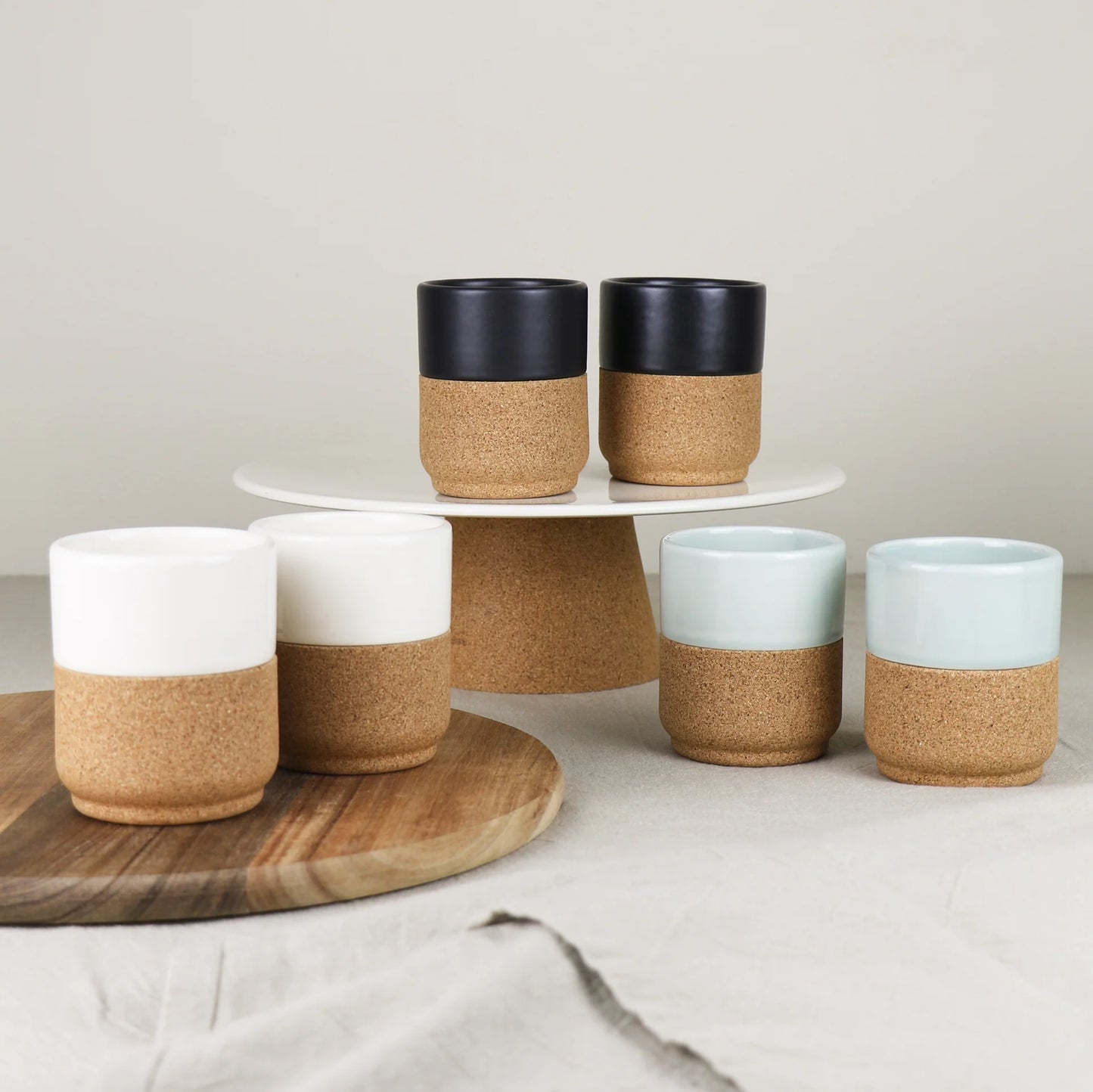 Eco Coffee Mug Gift Set | Medium Matt Black