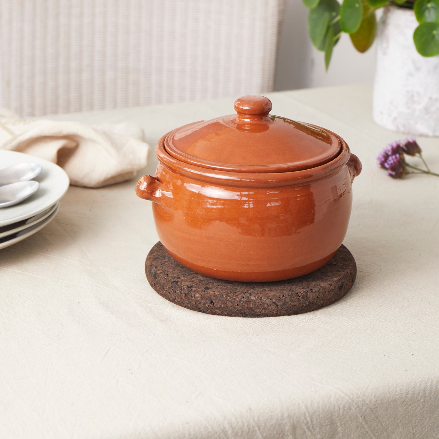 Smoked Cork Trivet | Small