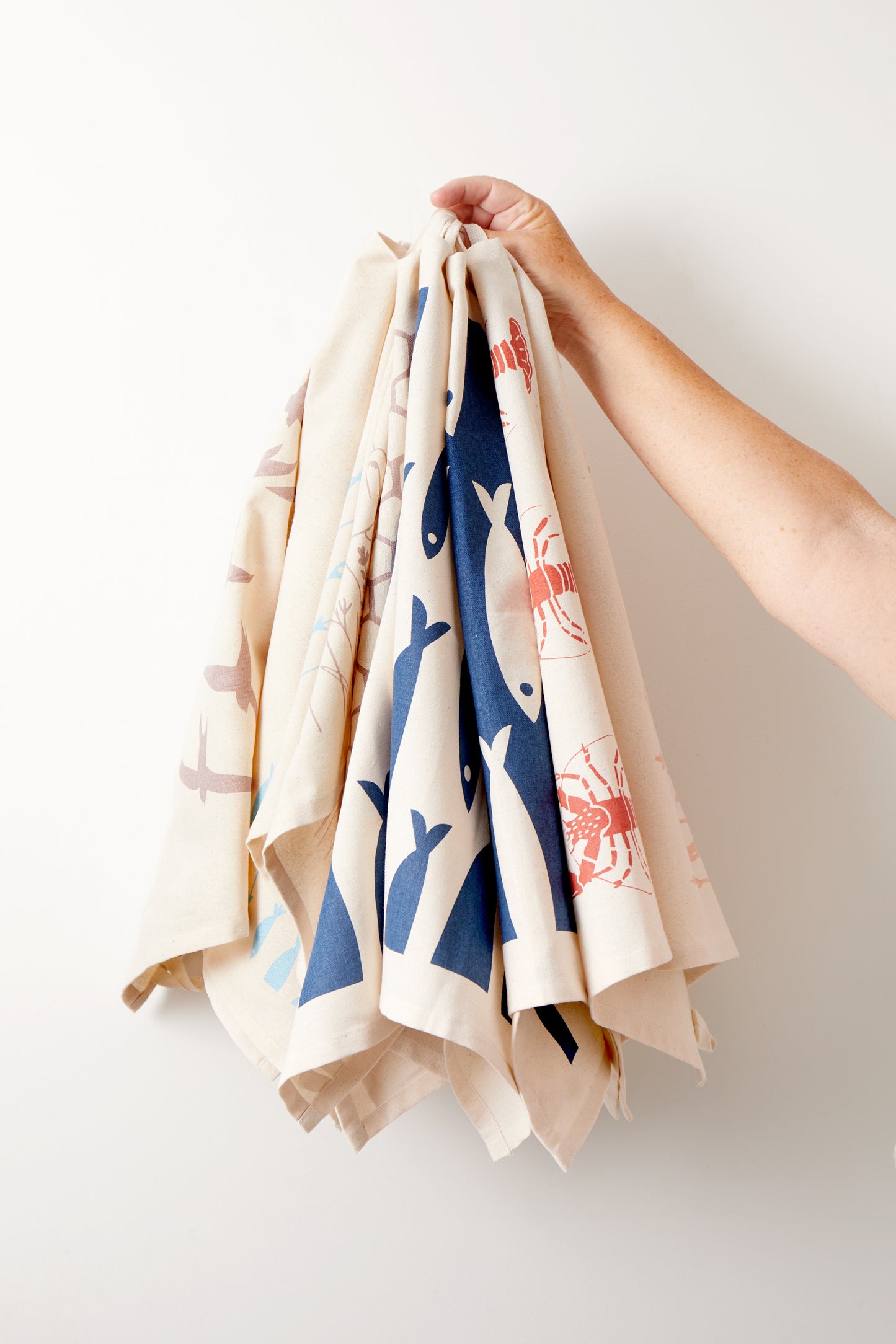 Organic Tea Towels | Fish In The Sea