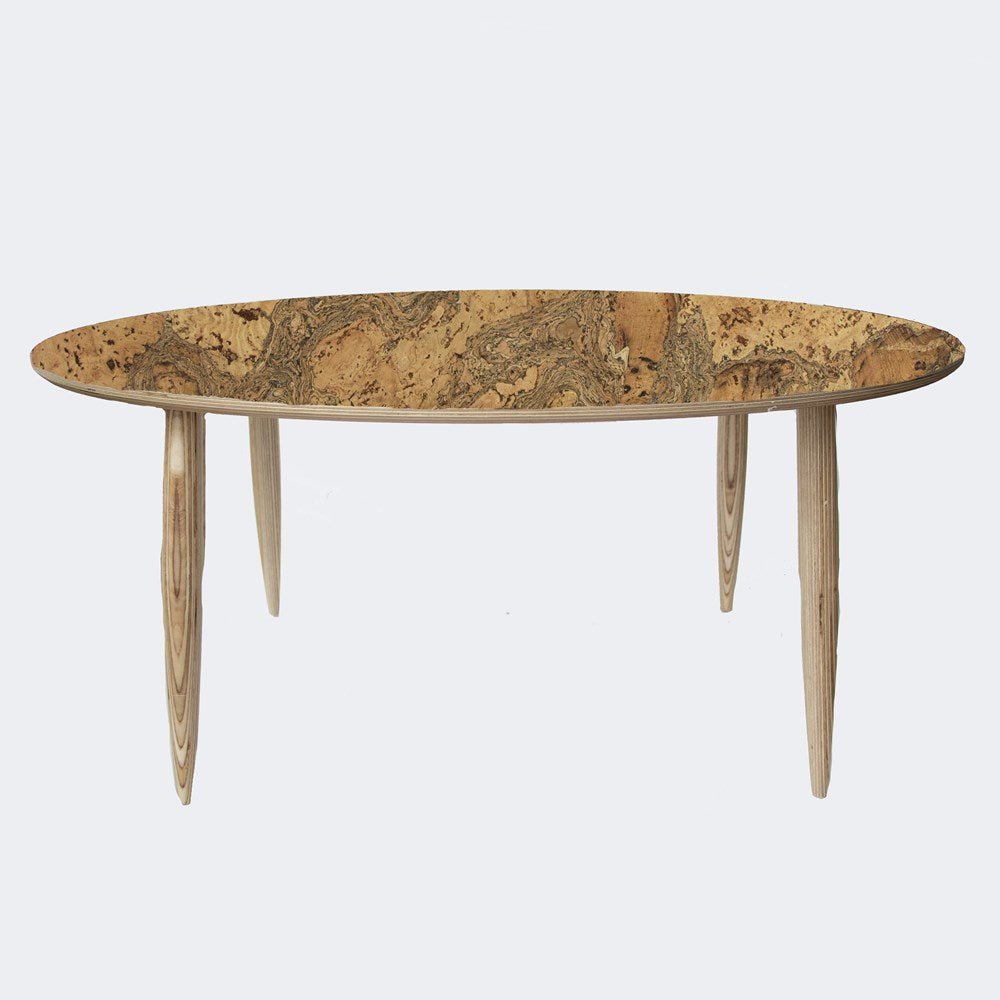 Oval Coffee Table I Natural Cork