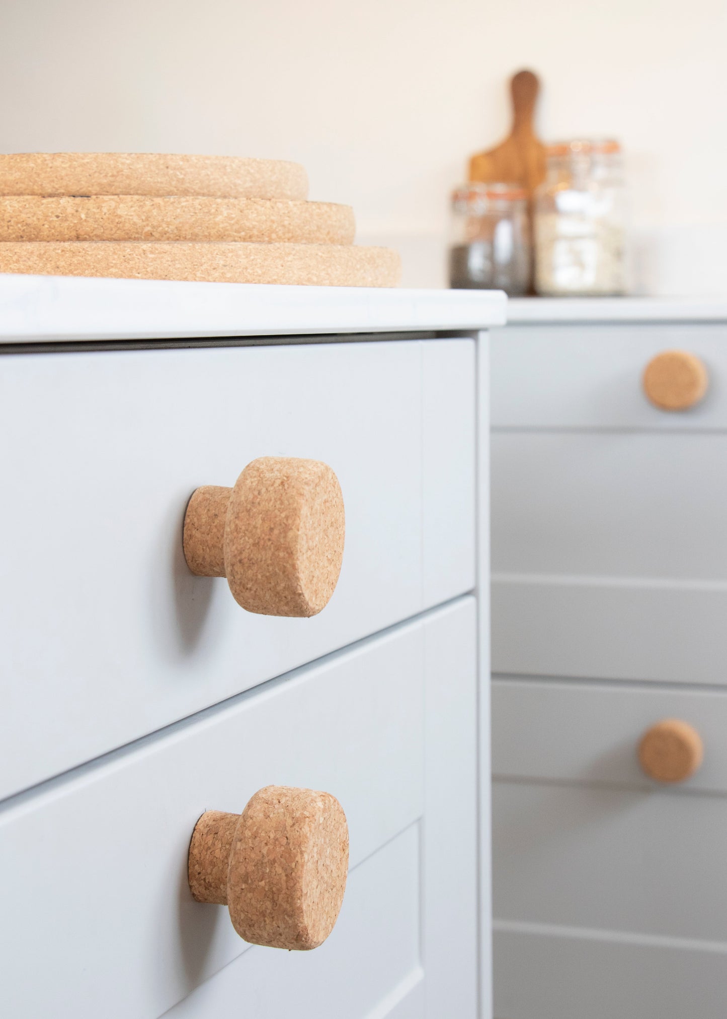 Organic Cork Knob | Round