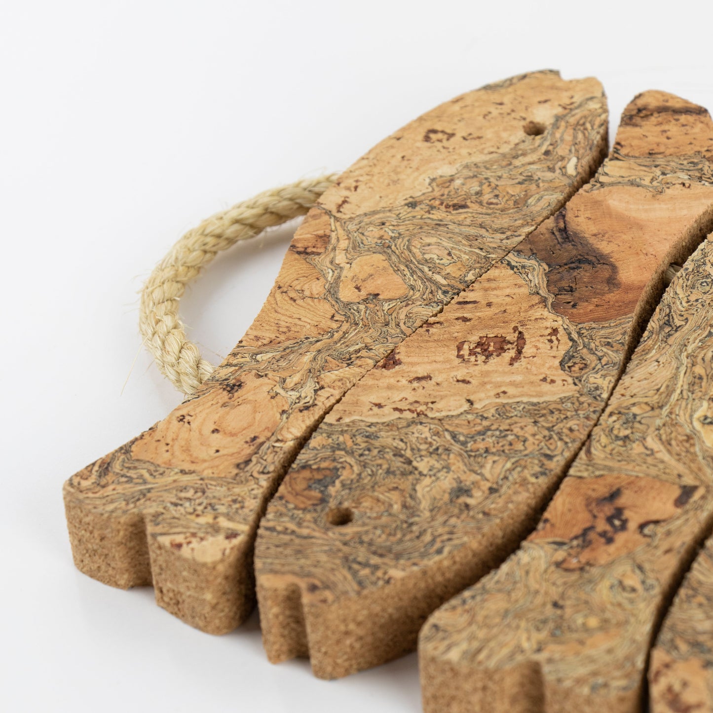 Natural Cork Trivet | 5 Fish