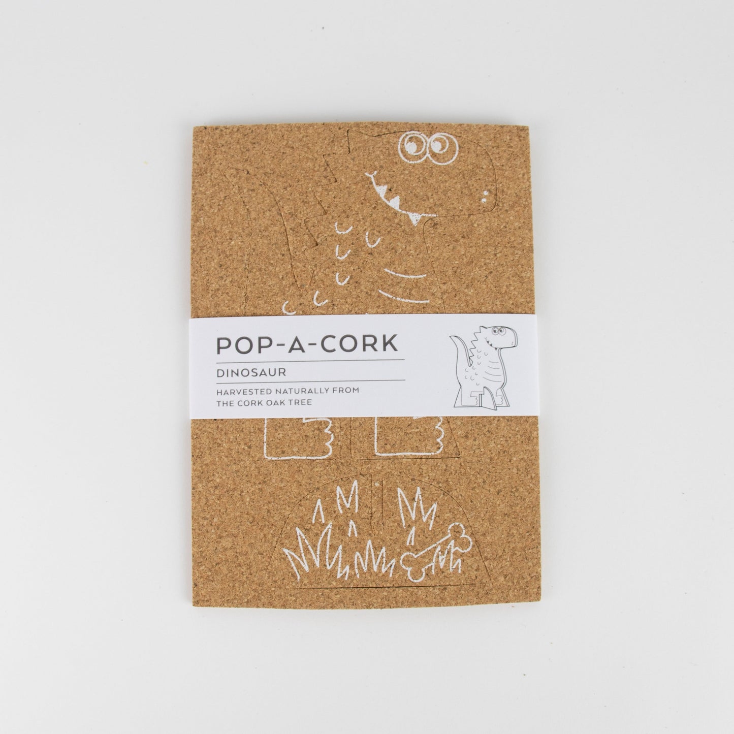 Organic Cork Decoration Pop-A-Cork | Dinosaur