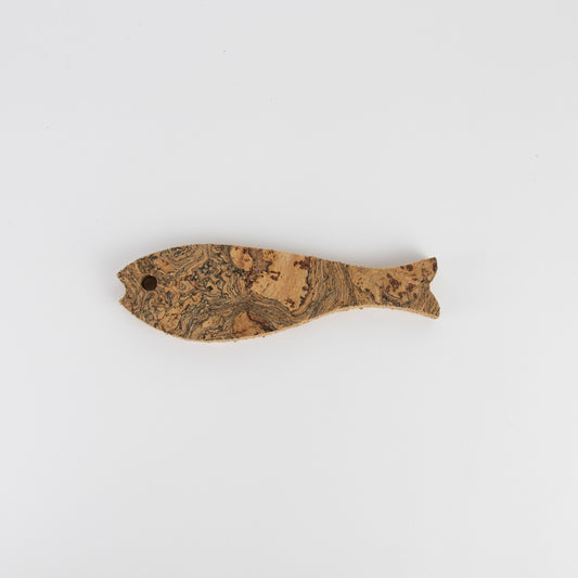 Natural Cork Fish Magnet