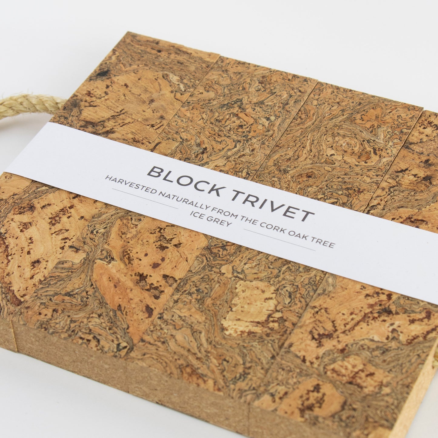 Natural Cork Block Trivet