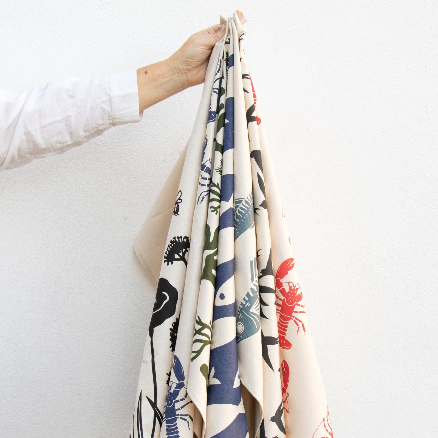 Organic Tea Towels | Lobster Red