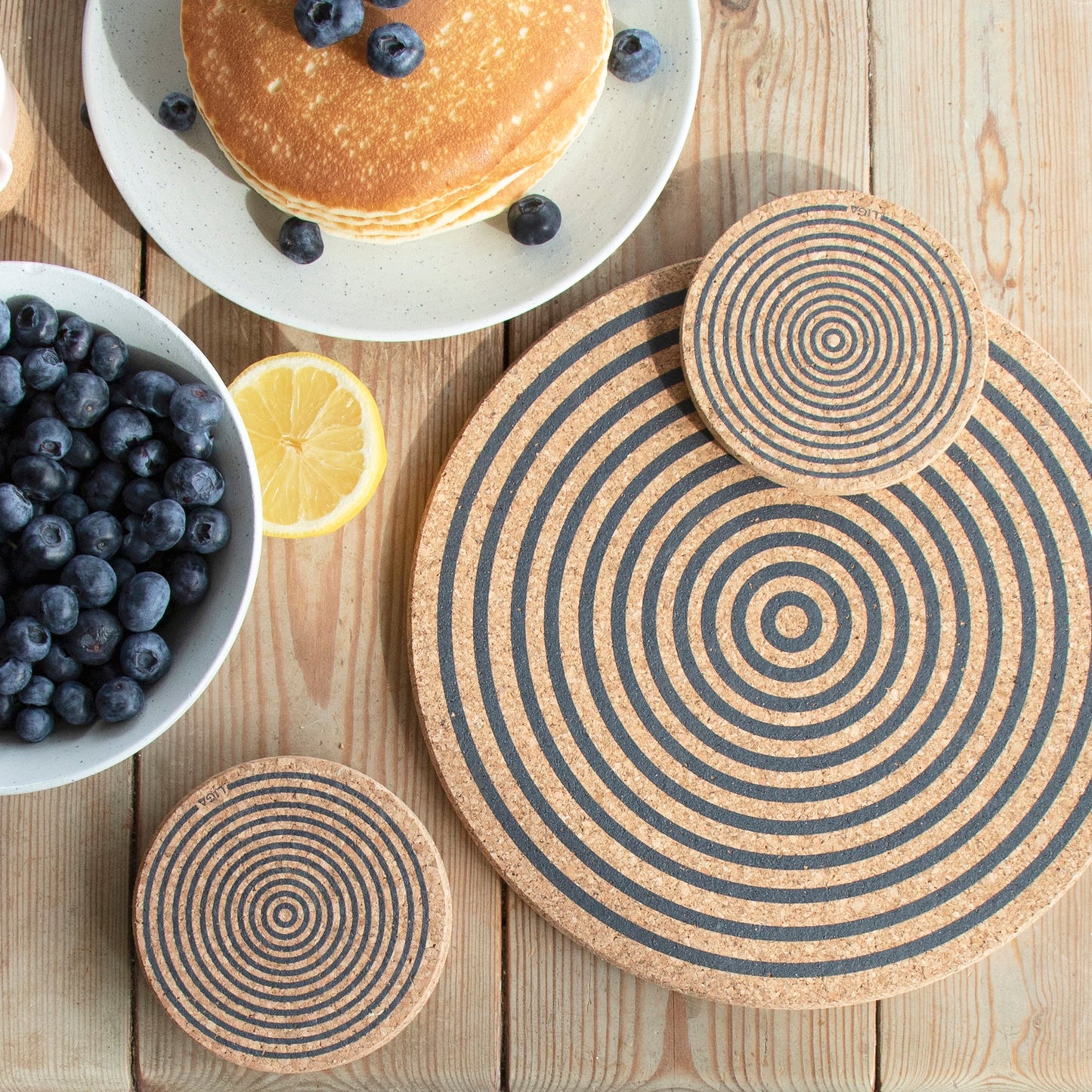 Cork Mats | Orbit Grey